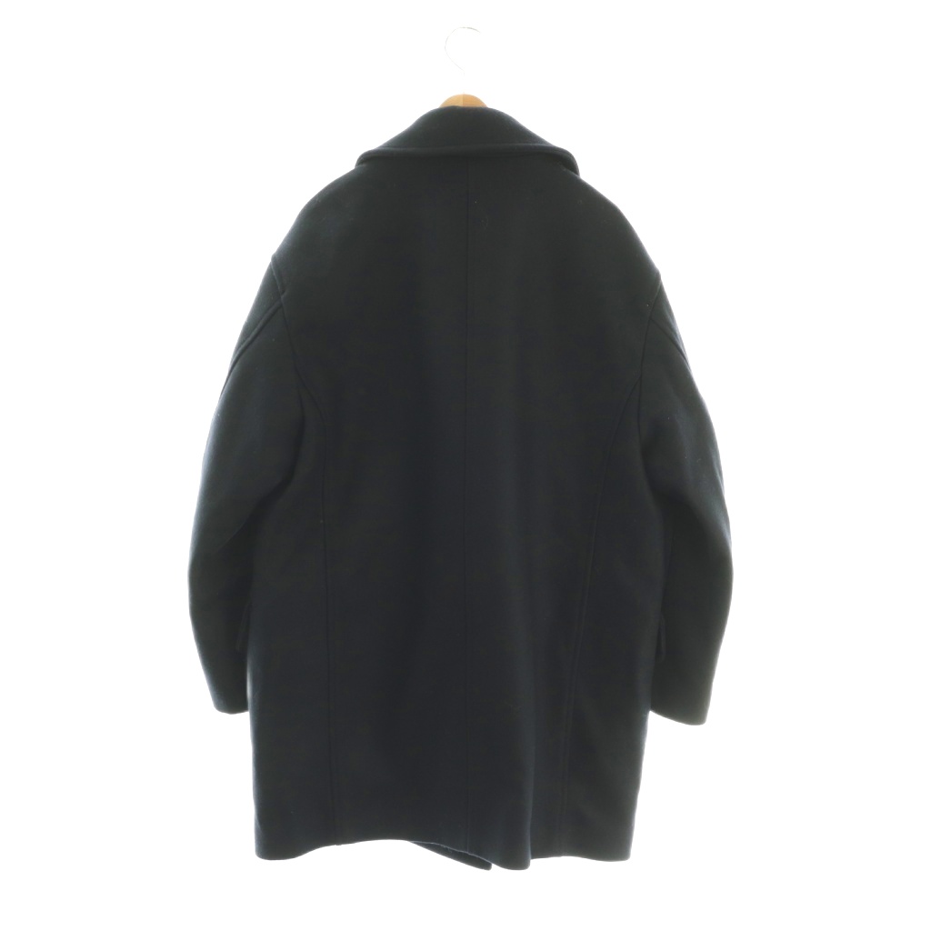 イエナ IENA 25AW メルトンウール ピーコート ダブル 36 ネイビー /HK ■OS  レディース