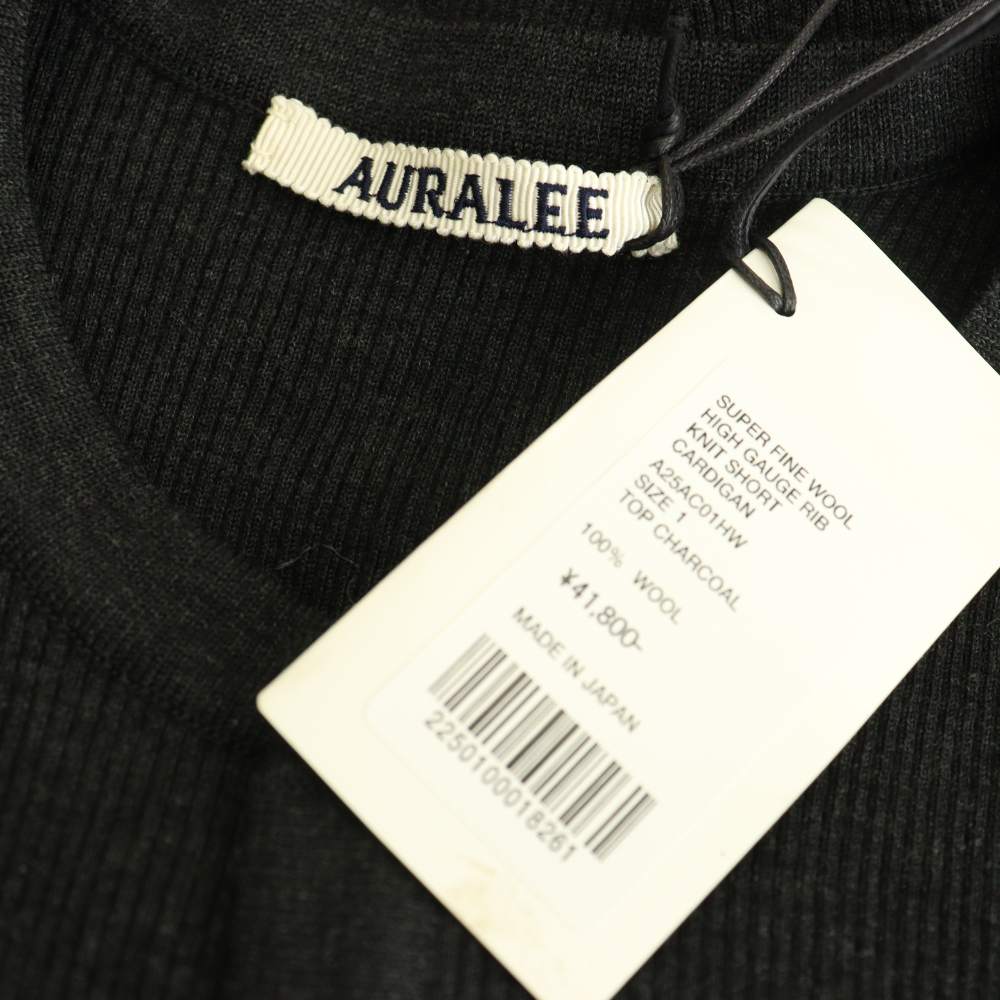 オーラリー AURALEE 25AW SUPER FINE WOOL HIGH GAUGE RIB KNIT SHORT 