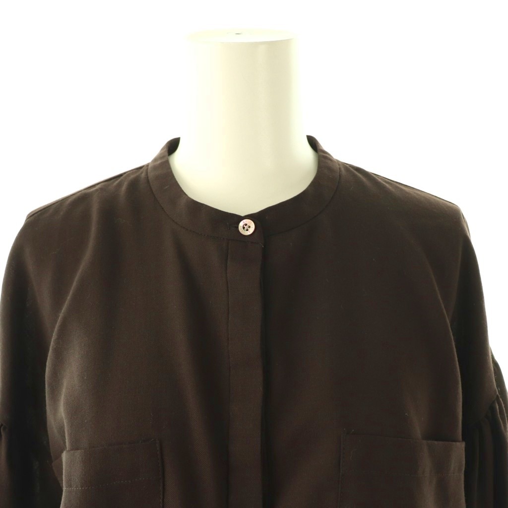 アニュアンス anuans 24SS シアーボリュームスリーブブラウス シャツ 