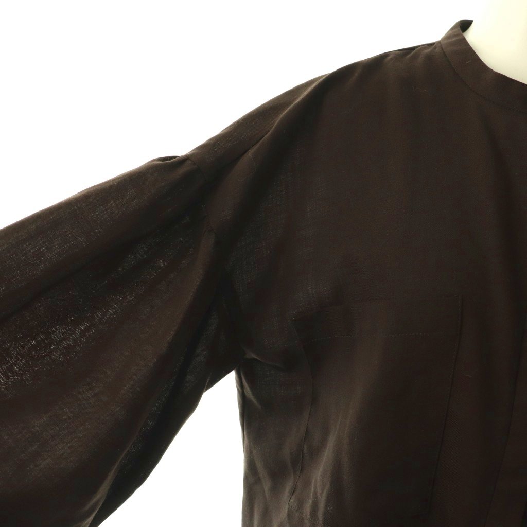 アニュアンス anuans 24SS シアーボリュームスリーブブラウス シャツ 