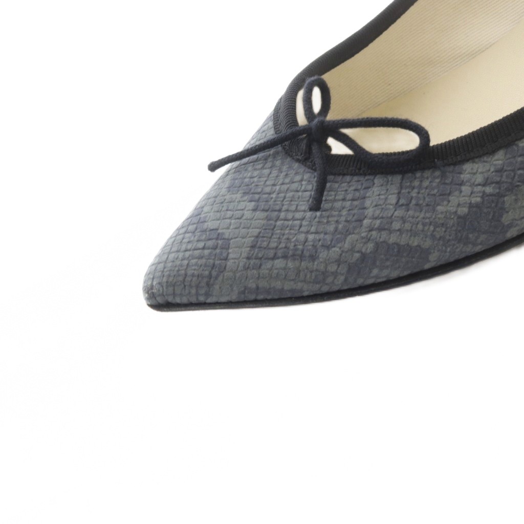 Gray Python Pump Repetto Brigitte Python Pattern Pointed Toe Pumps Gray /Sr Ladies | eBay