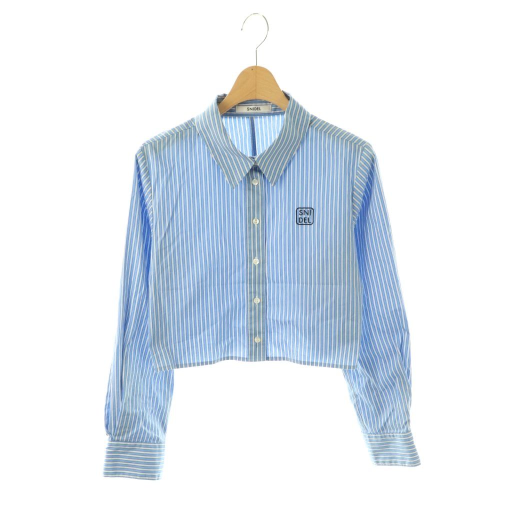 スナイデル SNIDEL 24AW ワンポイントショートシャツ ブラウス F 
