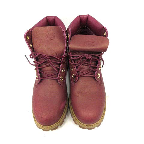 ティンバーランドの靴、紫色 週末最終値下】厚底ブーツ Timberland