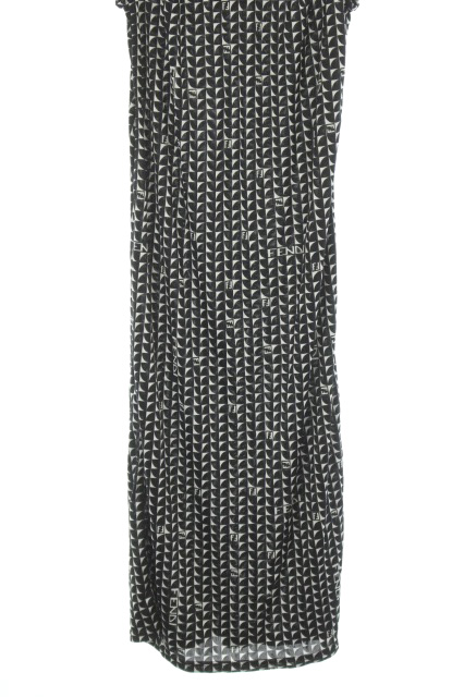 FENDI キャミワンピース ブラック アルシーヴ archives Wストラップバックオープンキャミ