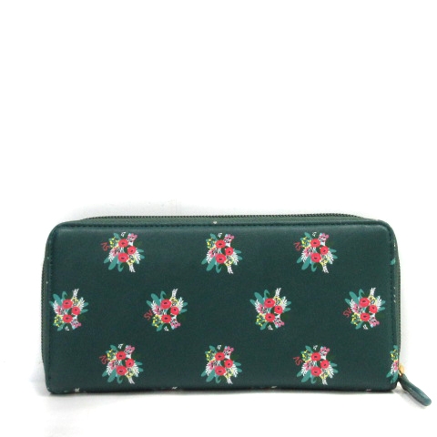 サマンサベガ Samantha Vega 長財布 ラウンドファスナー フェイク