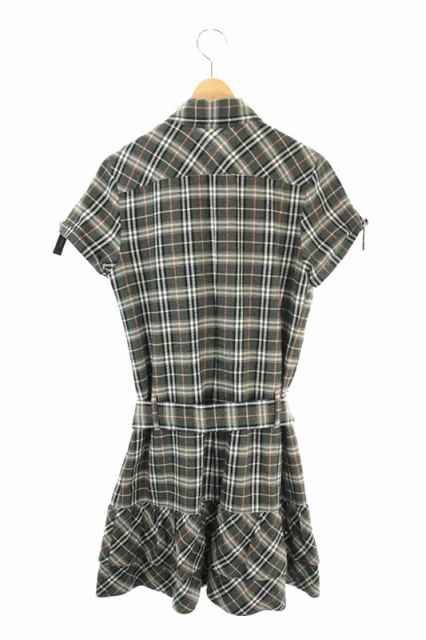 バーバリーブルーレーベル BURBERRY BLUE LABEL シャツワンピース 半袖  