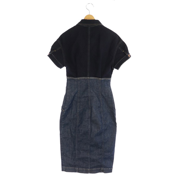 ディーゼル DIESEL Denim Phanty ワンピース ロング 半袖 デニム