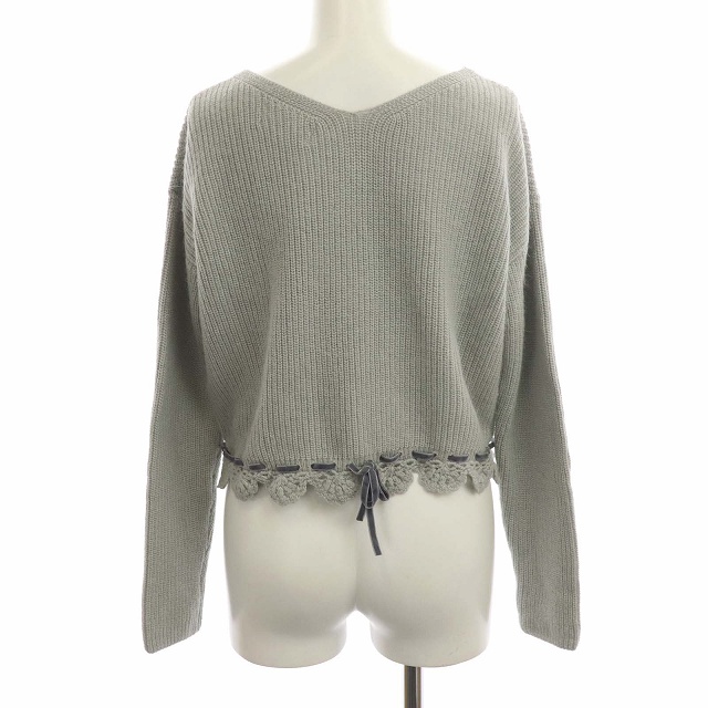 ジルスチュアート JILL STUART ニット セーター 長袖 フリル リボン アンゴラ混 FR ライトグレー /NN MA レディース 170-802205130025 | ベクトルパーク ジルスチュアート JILL STUART ニット セーター 長袖 フリル リボン アンゴラ混 FR ライトグレー /NN MA レディース 170-802205130025 | ベクトルパーク