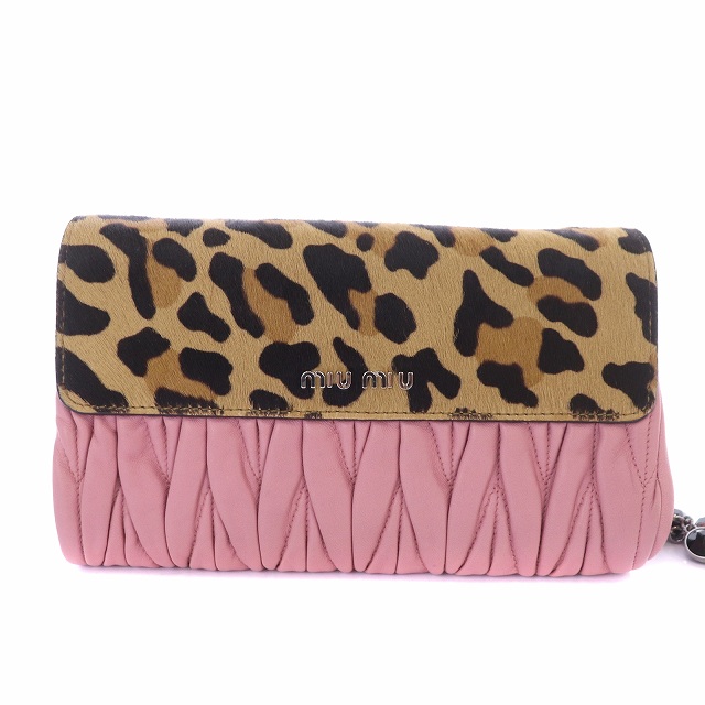 ミュウミュウ miumiu ショルダーバッグ クラッチバッグ 2WAY 