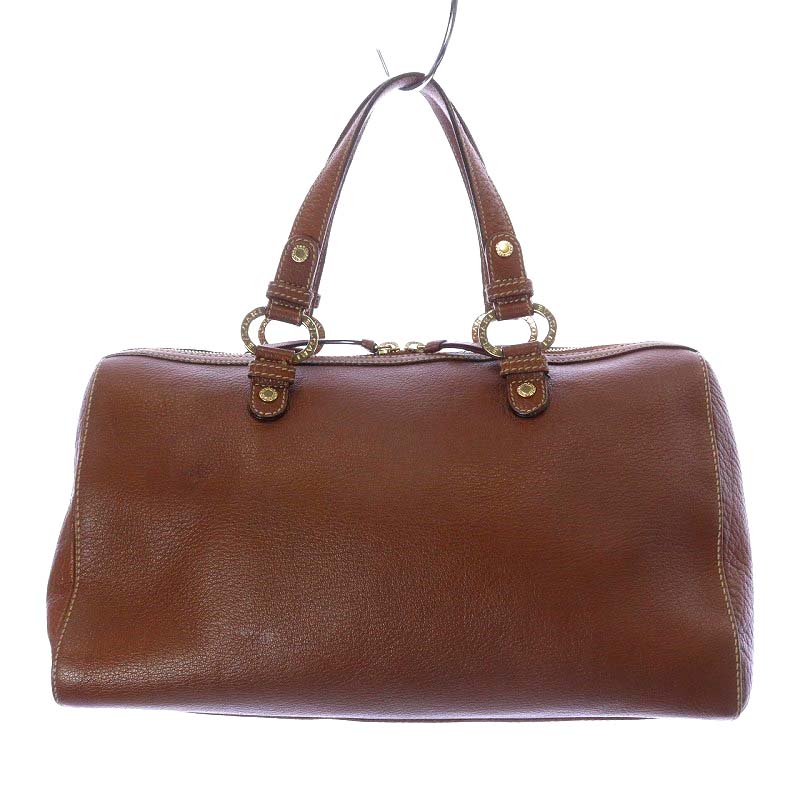 ブルガリ BVLGARI GCEREL ミニボストンバッグ ハンドバッグ レザー 