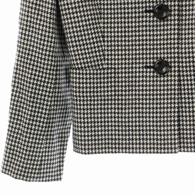 クリスチャンディオール Christian Dior 千鳥格子 ノーカラー  