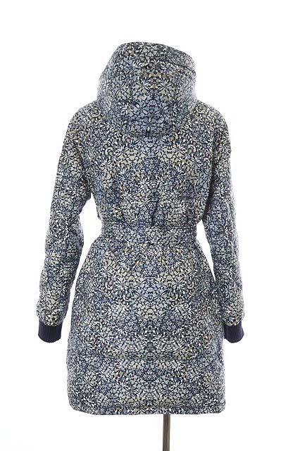 トリーバーチ 花柄 ネイビー ダウンジャケット Tory Burch 
