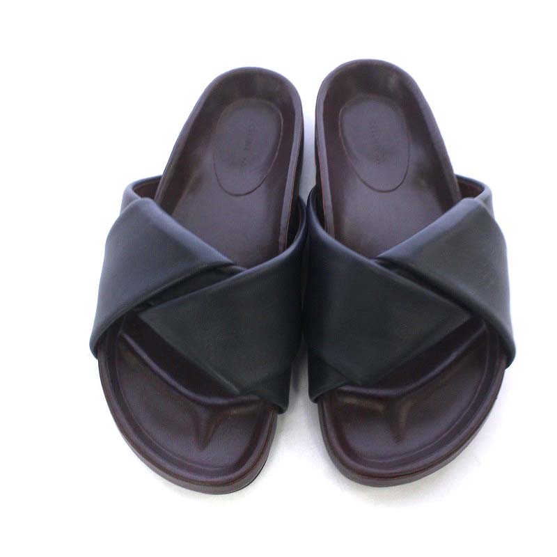 セリーヌ CELINE フィービーファイロ サンダル フラット レザー 37 