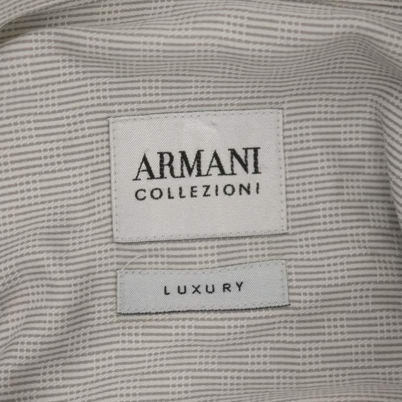 アルマーニ コレツィオーニ ARMANI COLLEZIONI LUXURY シャツ 長袖 総 