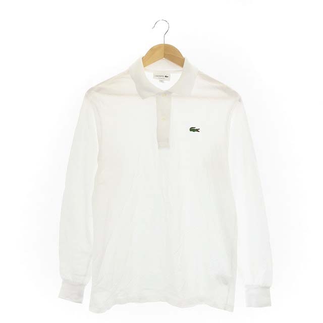 ラコステ LACOSTE ポロシャツ 長袖 クラシックフィット FR3 白 