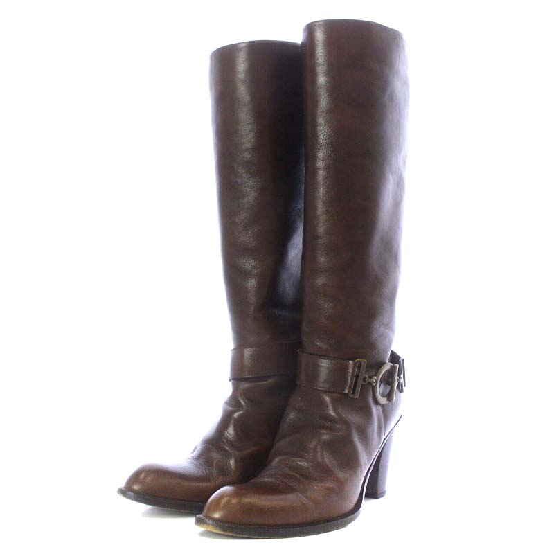 SARTORE サルトル バックベルト ロングブーツ 23.5cm