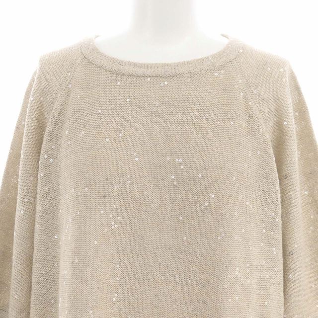 ブルネロクチネリ BRUNELLO CUCINELLI リネンシルク スパンコール 