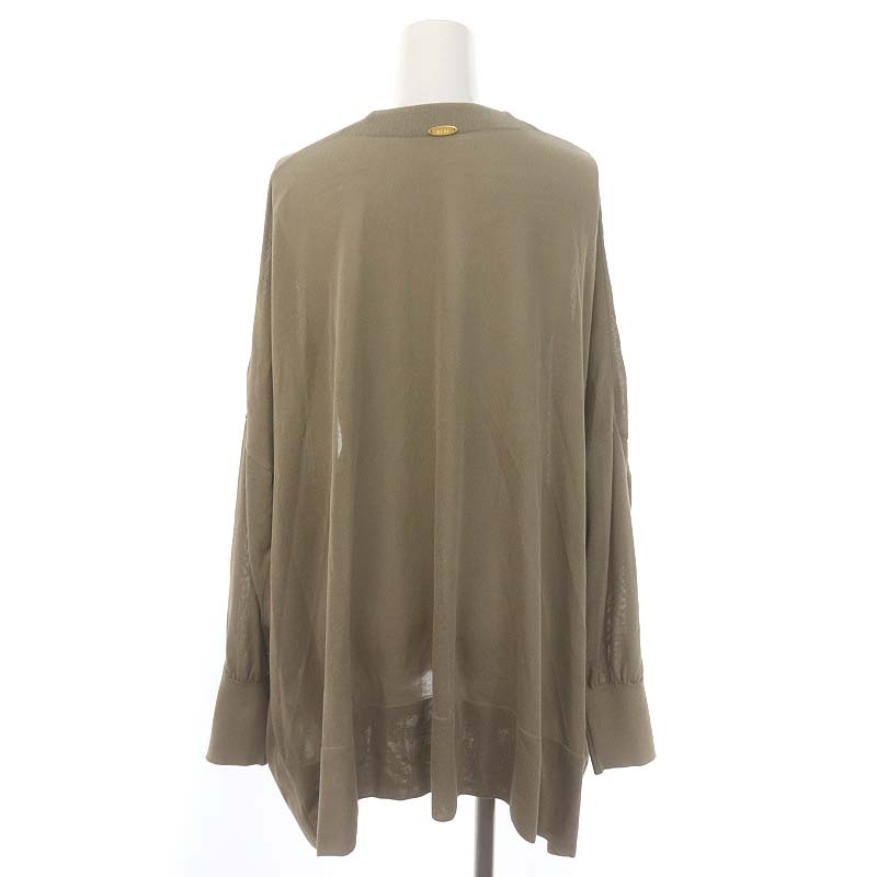 ミューズ ドゥーズィエム クラス MUSE de Deuxieme Classe 23SS shake code カーディガン トッパー 長袖 ボタンレス モカ レディース ミューズ ドゥーズィエム クラス MUSE de Deuxieme Classe 23SS