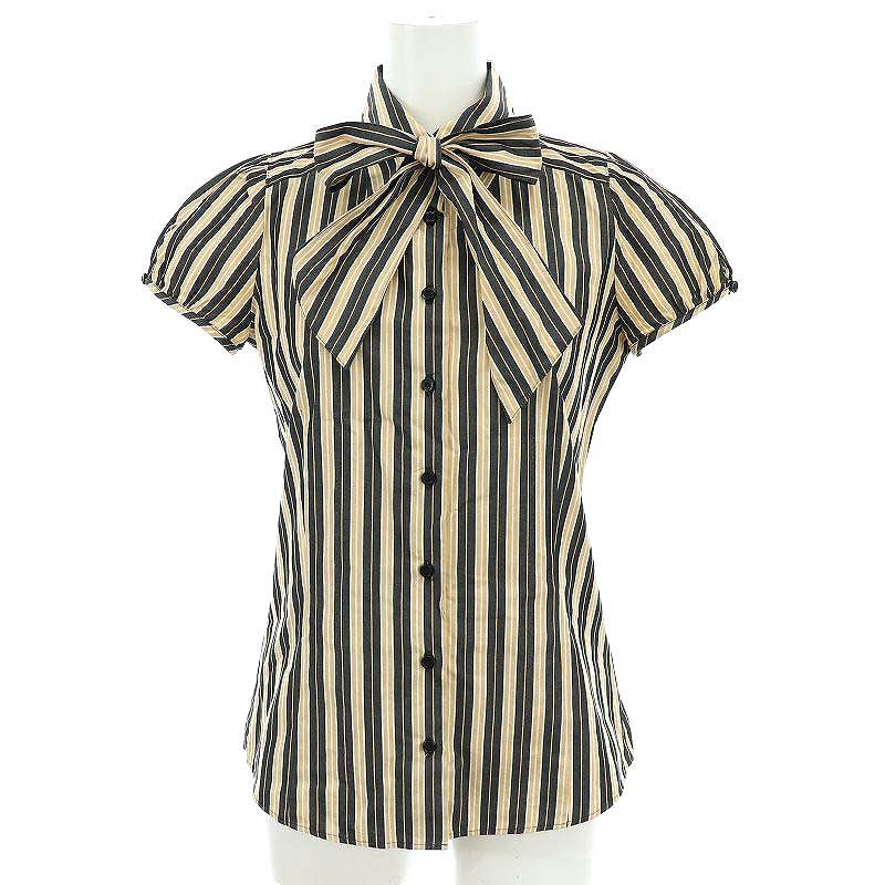 BURBERRY ストライプ五分袖Tシャツ 38 BURBERRY BLUE LABEL（Tシャツ