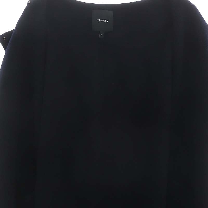 セオリー Theory NEW DIVIDE LUXE ノーカラーコート アウター