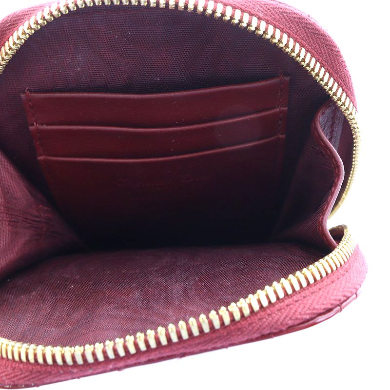 【美品】Lady Dior Call'in Dior フォンホルダー 赤パテント ⑅︎୨୧┈︎┈︎┈︎┈︎୨୧⑅︎* 𝐃𝐈𝐎𝐑⭐️ フォンホルダー2つめ