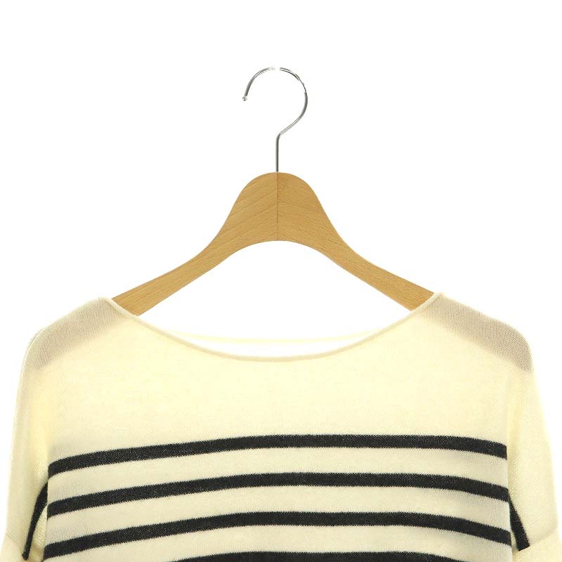 ドゥーズィエムクラス DEUXIEME CLASSE カシミヤボーダープルオーバー  