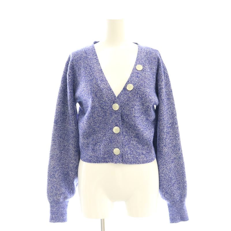 ページボーイ PAGE BOY ニットカーディガン バルーンスリーブ Vネック