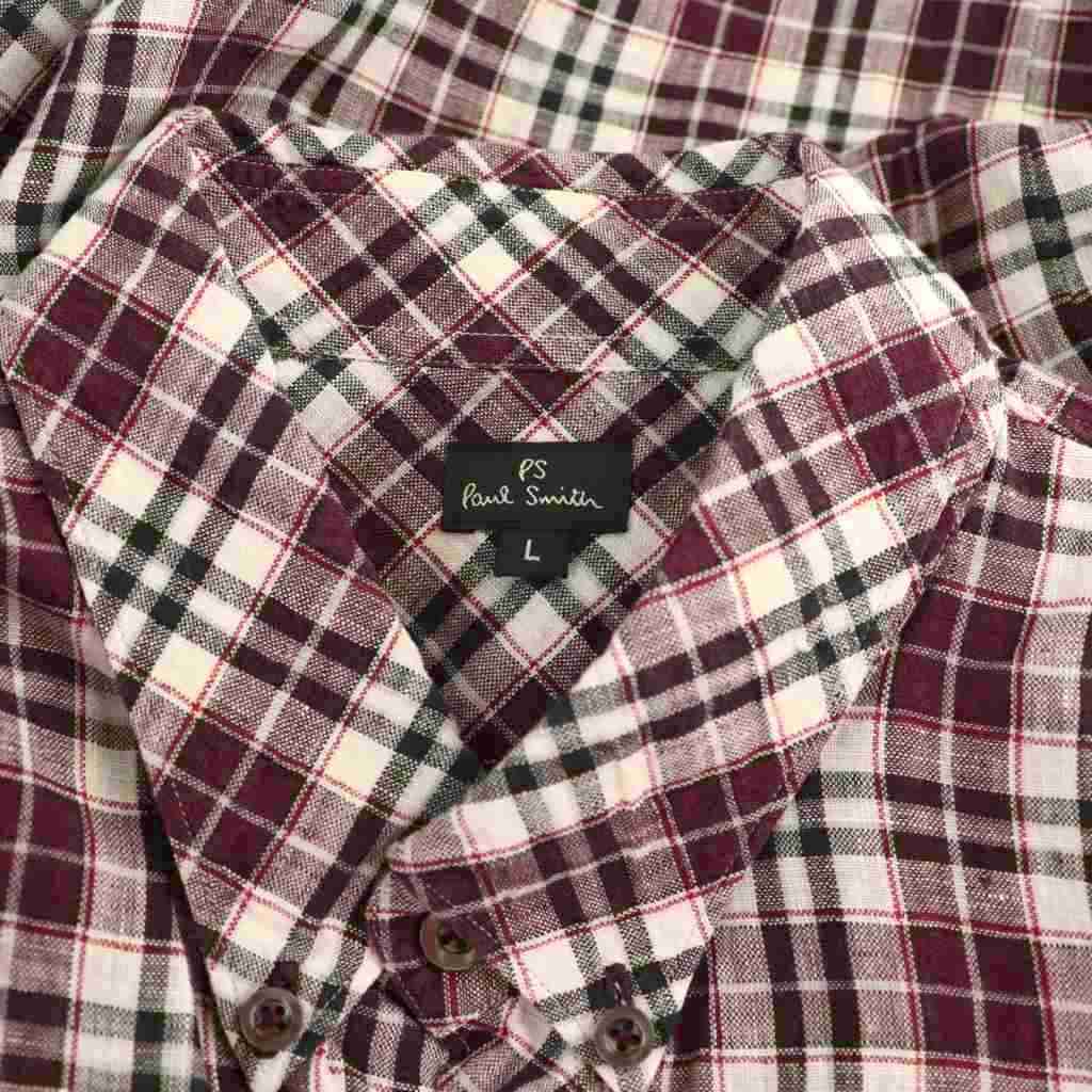 paul smithポールスミス チェックシャツ Signature Stripe