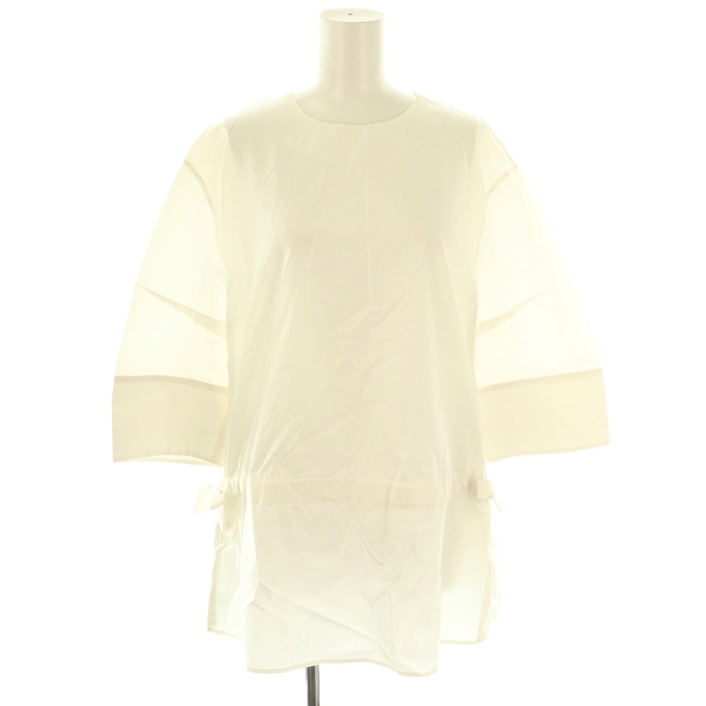 ジルサンダー JIL SANDER コットン バックオープン ウエストギャザー 