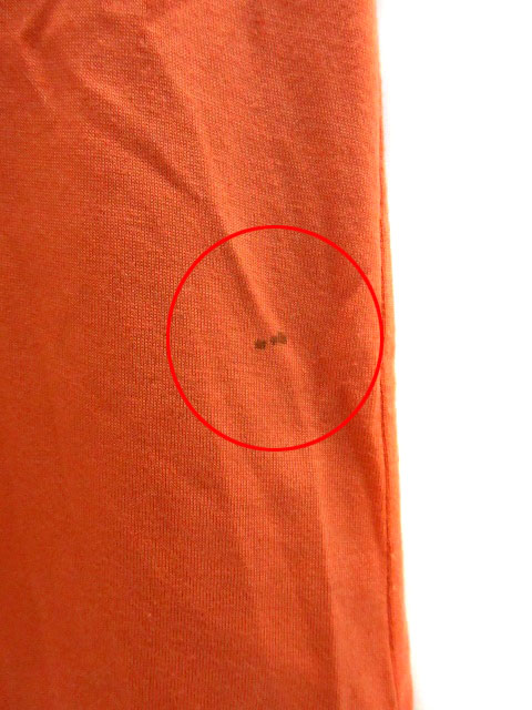 アナイ Anayi ワンピース ミニ Aライン 半袖 切替 ラウンドネック バイカラー 36 オレンジ ブラウン 茶 Yh15 レディース 171 ベクトルパーク