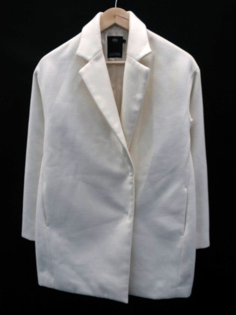 アズールバイマウジー Azul By Moussy コート チェスター ロング ダブル S 白 ホワイト Ah37 レディース 171 ベクトルパーク