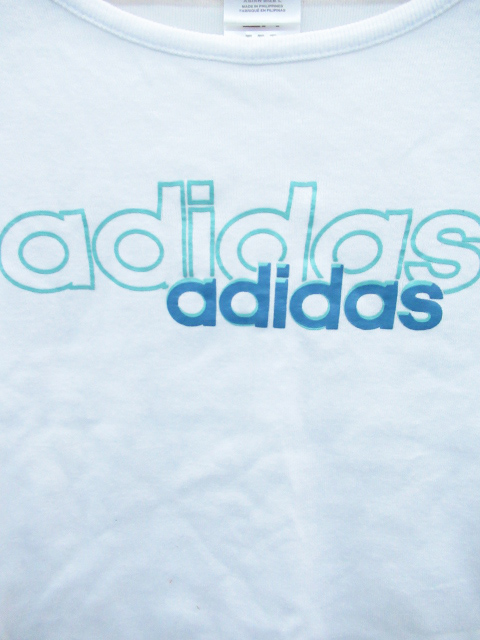 アディダス Adidas Tシャツ カットソー 半袖 ラウンドネック ライン ロゴ L 白 ホワイト Ff9 レディース 171 ベクトルパーク アディダス Adidas Tシャツ カットソー 半袖 ラウンドネック ライン ロゴ L 白 ホワイト Ff9 レディース 171 ベクトルパーク