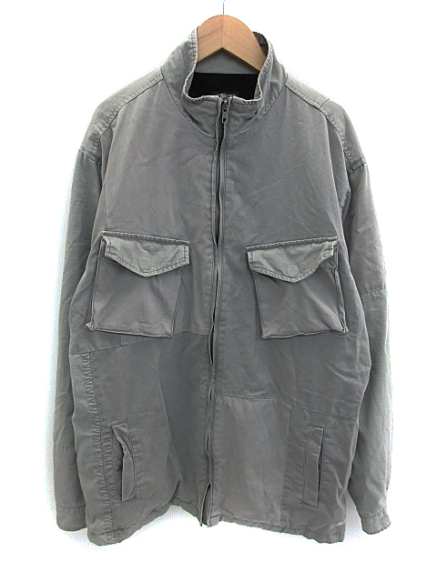 ステューシー STUSSY ジャケット ワーク ミリタリー ミドル丈 スタンド 