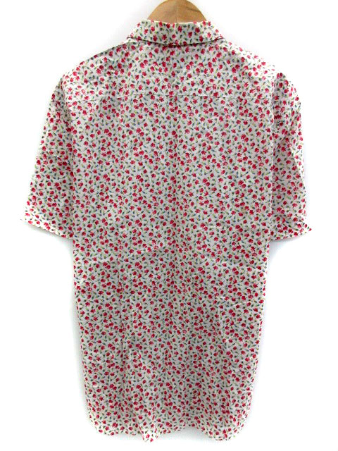ポールスミス PAUL SMITH シャツ カジュアル 半袖 薄手 花柄 L