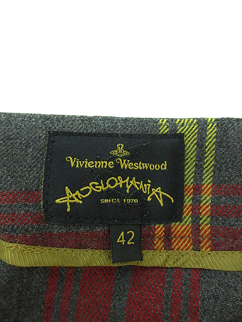 Vivienne Westwood ANGLOMANIAチェック柄スカート 42