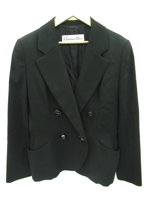 クリスチャンディオール Christian Dior ジャケット テーラード ミドル 