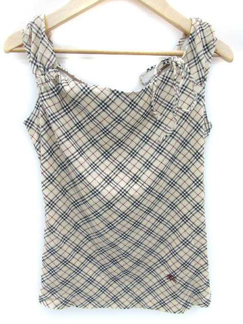 BURBERRY ブルーレーベル チェック柄タンクトップ 38 BURBERRY ブルーレーベル チェック柄タンクトップ 38 BURBERRY