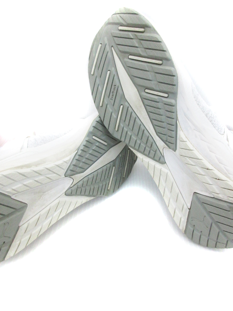 【美品】PUMA IGNITE スニーカー ホワイト/グレー【3点セット】 プーマ PUMA IGNITE 3 EVOKNIT スニーカー シューズ ランニング