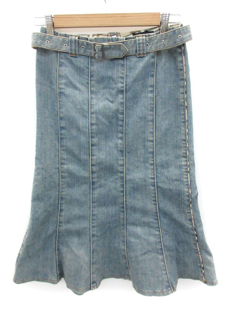 バーバリー ロンドン BURBERRY LONDON スカート デニム マーメイド