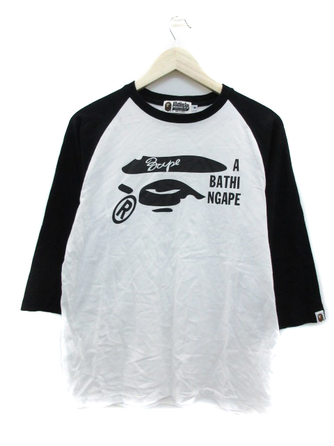 アベイシングエイプ A BATHING APE Tシャツ カットソー 七分袖 