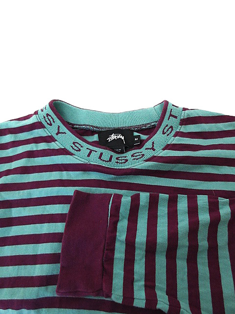 ステューシー STUSSY Tシャツ カットソー ラウンドネック 長袖