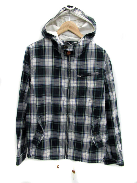 Stüssy チェック柄ジャケット LG バーバリー柄 上げ 