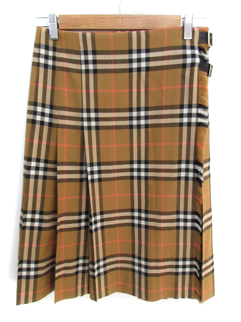 バーバリー ロンドン BURBERRY LONDON スカート キルト ラップ