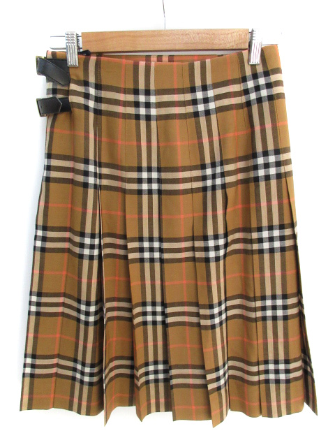 バーバリースカート size38 バーバリー ロンドン BURBERRY LONDON スカート キルト ラップ