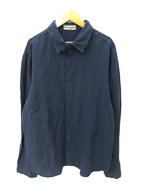 エンポリオアルマーニ EMPORIO ARMANI シャツ カジュアル 長袖 無地  