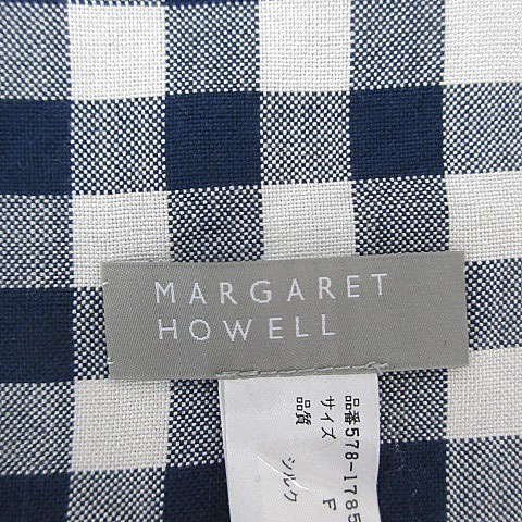 マーガレットハウエル シャツワンピース トップス 長袖 チェック柄  