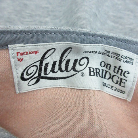 ルルオンザブリッジ Lulu On The Bridge カットソー 半袖 ラウンドネック 無地 グレー Ym10 レディース 171 ベクトルパーク ルルオンザブリッジ Lulu On The Bridge カットソー 半袖 ラウンドネック 無地 グレー Ym10 レディース 171 ベクトルパーク