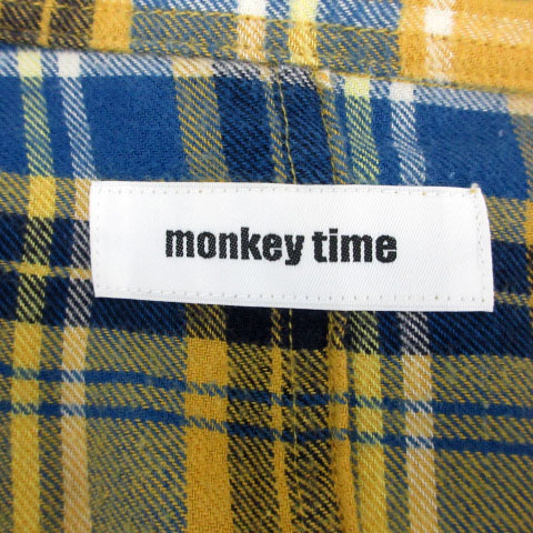 モンキータイム Monkey Time アローズ シャツ カジュアル 半袖 タータンチェック柄 大きいサイズ Xl 青 ブルー 黄 イエロー Ys2 メンズ 171 ベクトルパーク モンキータイム Monkey Time アローズ シャツ カジュアル 半袖 タータンチェック柄 大きいサイズ Xl 青 ブルー 黄 イエロー Ys2 メンズ 171 ベクトルパーク