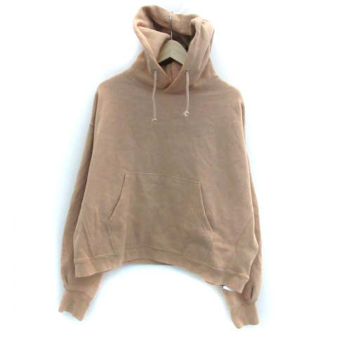 フリークスストア Freaks Store パーカー プルオーバー 長袖 裏起毛 オーバーサイズ F ライトブラウン 薄茶 Ym15 レディース 171 ベクトルパーク