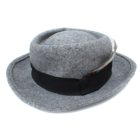 アングリッド Ungrid ハット ソフト リボン フェザー ウール F グレー Ff49 レディース 171 ベクトルパーク